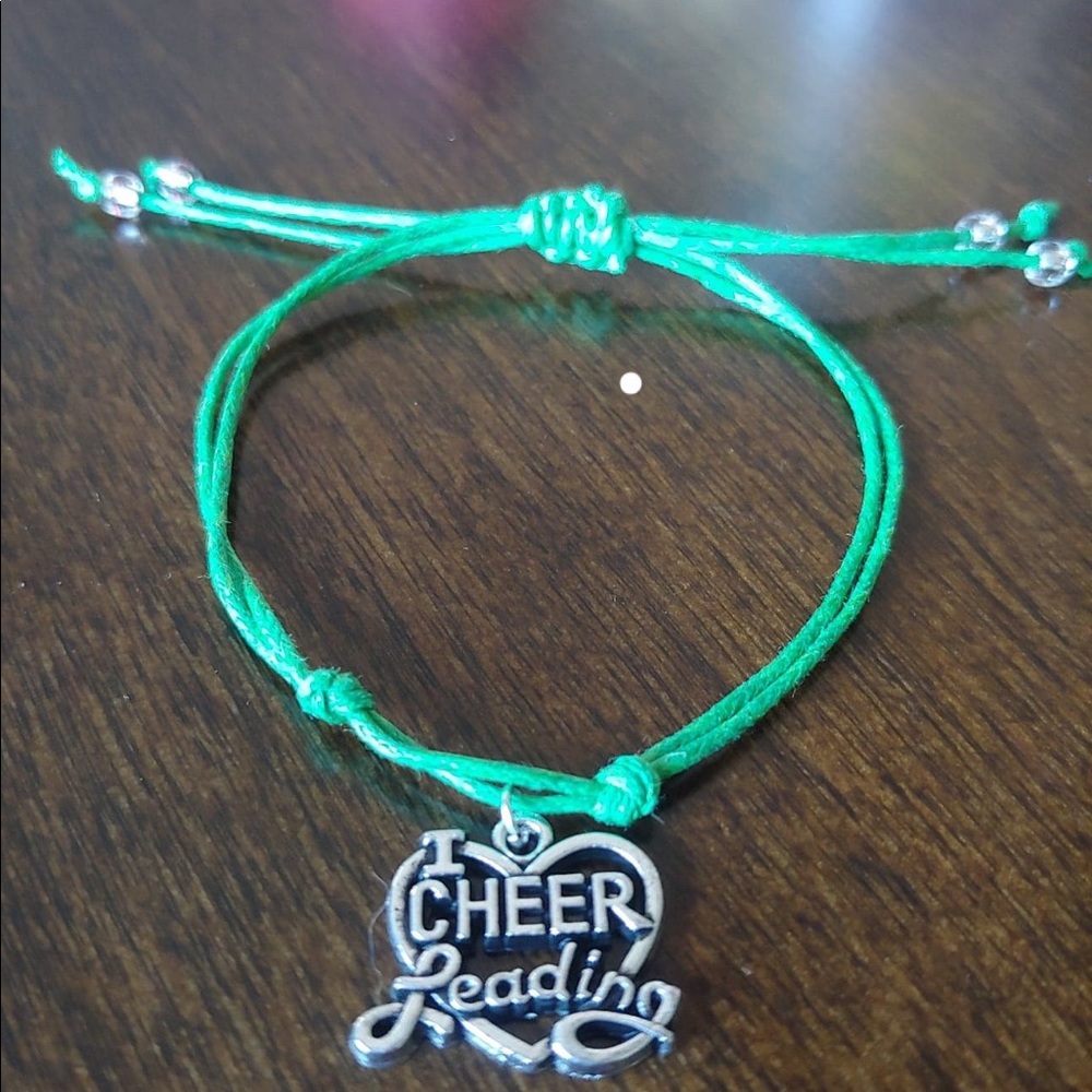 Handmade Adjustable Cheerleading Bracelet